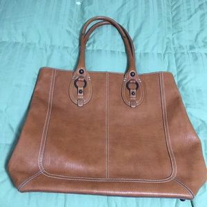 Banana Republic Brown Leather Tote
